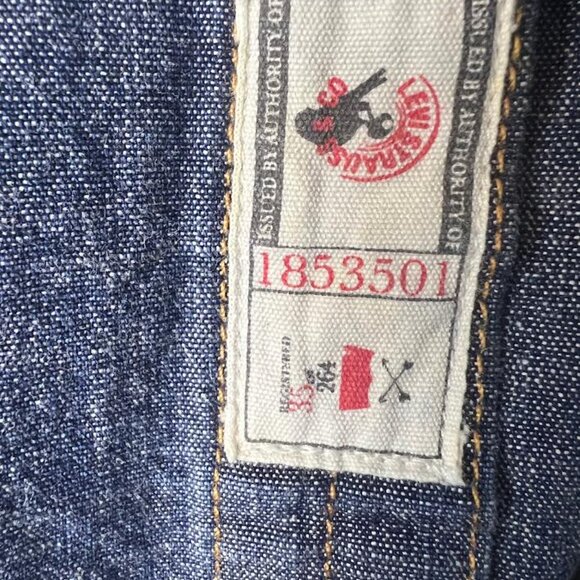 Levi's Men's Dark Denim Working Shirt - Size M - Picture 3 of 8